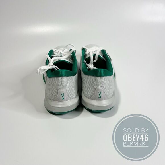 Nike Air Zoom Infinity Tour 2 Golf Shoes Photon Dust/Green HQ2158-100 Sz 12 - Picture 4 of 6